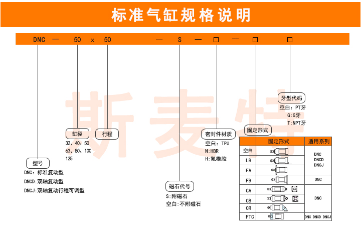 标准气缸